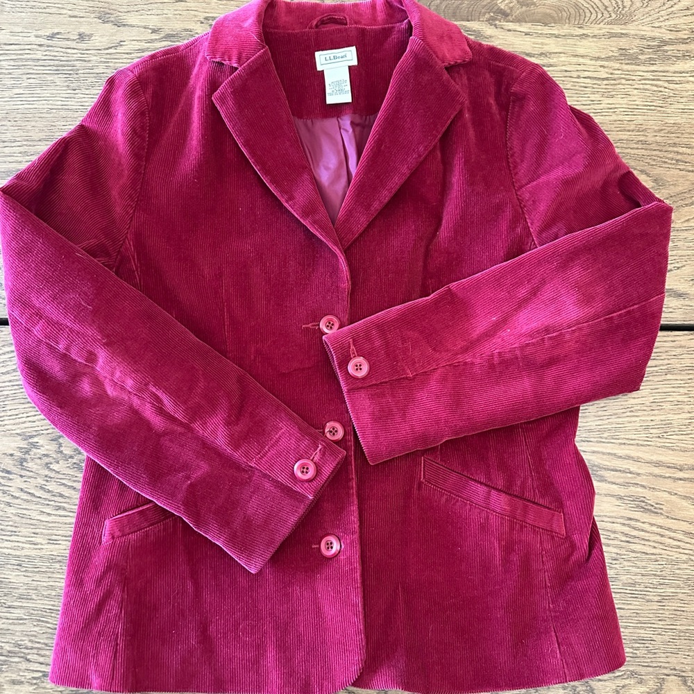 Vintage LL Bean corduroy blazer